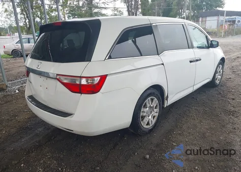 2011 Honda Odyssey Lx from USA, damaged, VIN 5FNRL5H28BB028618